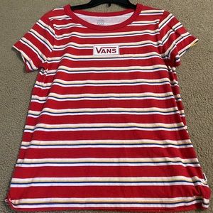 Vans striped t shirt